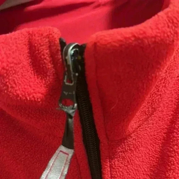 Reversible windbreaker fleece jacket. Size large. - Picture 6 of 7